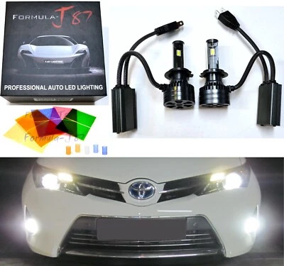 LED Kit F15 140W H7 5000K White Two Bulbs Head Light High Beam Replacement Lamp - Image 1 of 4