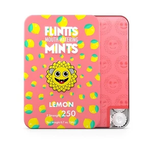 Flintts Mouth Watering Mints - Lemon - F-Strength 250 - Dry Mouth Mint - Picture 1 of 1