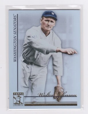 2010 Topps Tribute - Walter Johnson - #2 - Image 1 of 2
