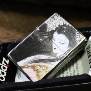 Yoshitaka Amano ZIPPO Final Fantasy VI Black City Full-Color Classic Lighter - Picture 1 of 5