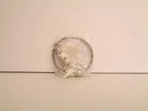 Ganz Charm Holders #ED6430 Large Key Chain Ring with Whistle Charm MIP - Picture 1 of 2