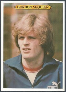 TOPPS SPOTLIGHTS-1980- #20-SCOTLAND & MANCHESTER UNITED-GORDON McQUEEN