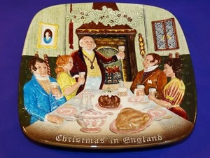 1972 BESWICK ROYAL DOULTON ENGLAND CHRISTMAS AROUND THE WORLD PLATE #1 ENGLAND - Picture 1 of 4