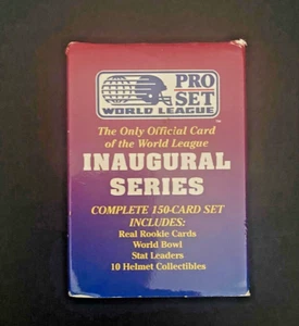 1991 Pro Set World League Inaugural Series 150 Football Card Set - Picture 1 of 3