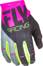 Fly Racing Mens & Youth Kinetic Dirt Bike Gloves MX ATV Offroad Off-Road 2018