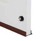 Triple Design PVC Door Sweep for Under Door Draft Blocking Brown/White/Grey
