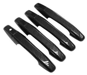 ABS Carbon Fiber Door Handle Cover Trim for Honda Civic 8th Gen 2006-2011 US - Picture 1 of 8