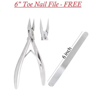 Toe Nail Clippers Cutters for Think Nails - Chiropody Podiatry Heavy Duty Cutter - Picture 1 of 6
