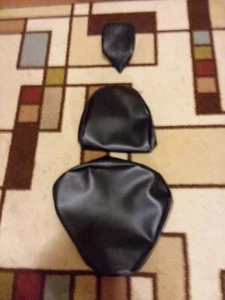 SUZUKI VS1400 INTRUDER GLP 1987-2004 Plain 3 Piece Seat Cover / Backrest Cover - Bild 1 von 1