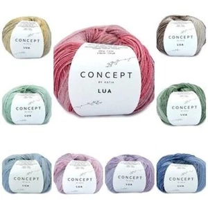 Katia Lana Concept Lua 50g Algodón Lino Viscosa - Imagen 1 de 8