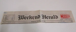 Weekend Herald - Masthead - Newspaper - Melbourne - Vintage - February, 1985 - Bild 1 von 7