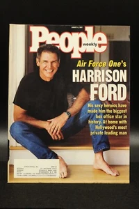 People Magazine August 4 1997 Harrison Ford Cover & Photos Air Force One FN - Picture 1 of 3