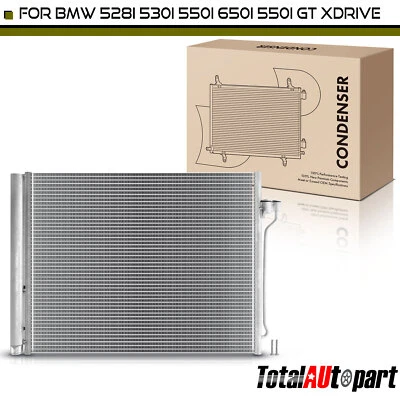 Condensador de CA con receptor secador para BMW 528i 2011 530i 2012-2013 550i 2011-2016 Foto 1 de 4