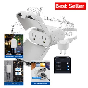 Smart WiFi Dimmer Plug for Outdoor String Lights - Alexa & Google Compatible - Picture 1 of 10