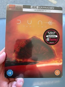 Brand New Factory Sealed Dune Part 2 4K Ultra HD Steelbook UK Version - Picture 1 of 3