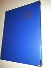 NATIONAL RECORD OF ACHIEVEMENT PVC FOLDER IN BLUE LOOK PVC WITH gold