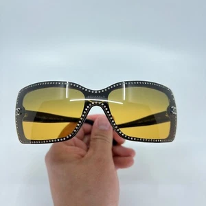Chanel Rare Rhinestone Sunglasses Vintage Y2K - Picture 1 of 21