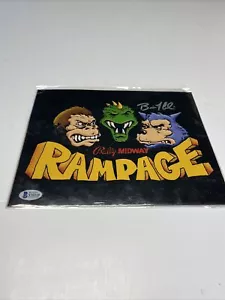 Bam box Gamer Rampage Print Auto Signed By Creator Brian Colin. Beckett COA A - Picture 1 of 5