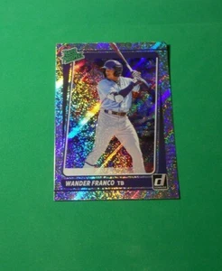 2021 Donruss Wander Franco Rated Prospect #RP1 Silver Rapture HOLO Foil Hot - Picture 1 of 3