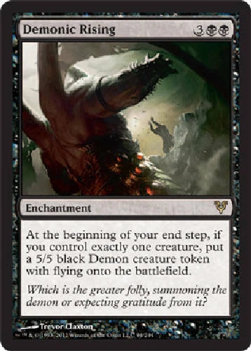 DEMONIC RISING X4 4 4X Avacyn Restored MTG Magic the Gathering Cards DJMagic - Image 1 of 1