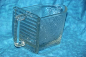 Vintage Heye Schauenstein Glasschaufel / Rutsche großer Behälter Vorratsglas 50er Jahre - Bild 1 von 6