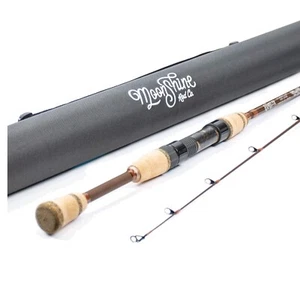 Moonshine 6' Fly Fishing Rod with Canvas Case & Extra Tip - Ultra Light Action - Picture 1 of 4