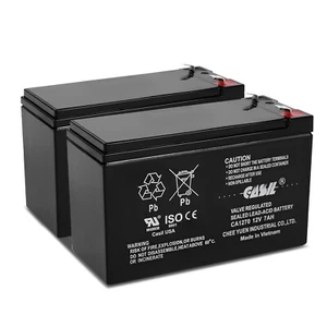 2 (Pack) 12v 7ah for Replacement for RBC5 RBC9 RBC22 RBC48 RBC109 - Picture 1 of 7