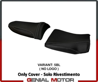 Seat saddle cover Pozzuoli 1 Black (BL)T.I. for KAWASAKI Z 1000 2003 > 2006 - Image 1 of 2