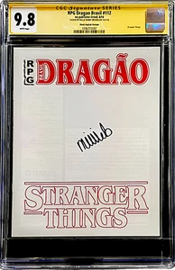 RPG Dragao Brasil 112 CGC SS 9.8 Blank English Signed Millie Brown LTD 25 - Picture 1 of 4
