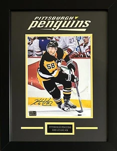 Kris Letang signed autographed framed 8x10 photo NHL Pittsburgh Penguins JSA COA - Picture 1 of 1