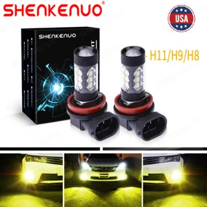 For Dodge RAM 1500 2019 - 2022 H11 Fog Light 3000k/6000k/8000k LED Bulbs Bright - Picture 1 of 23
