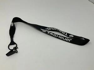 TAG HEUER AUTHENTIC BLACK NYLON Collectible Promotional LANYARD - Picture 1 of 3