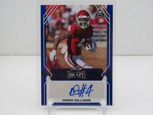 MARIO WILLIAMS 2023 LEAF DRAFT ROOKIE BLUE PARALLEL AUTOGRAPH AUTO! RC! - Picture 1 of 2
