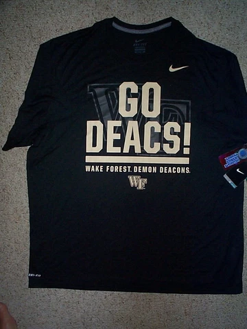 ($30) NIKE Wake Forest Demon Deacons Jersey Shirt Adult MENS/MEN'S (3XL-XXXL) Cover
