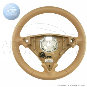 OEM Porsche Cayenne Sand Beige Heated Leather Steering Wheel 2002-2011 - Picture 1 of 1