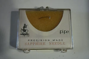 Aguja de repuesto mono vintage FIFE hecha con precisión 1 MIL zafiro 3300 - Imagen 1 de 2