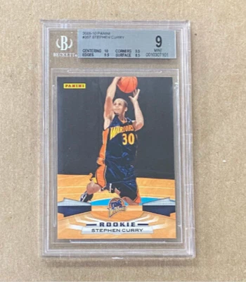 Panini #357 2009-10 Stephen Curry RC BGS 9 Warriors 10 centrado $279,99 Foto 1 de 2