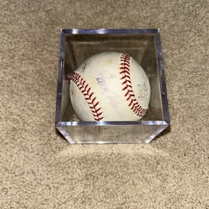 Autographed Baseball Ball 2008 Orioles Team - Picture 1 of 8