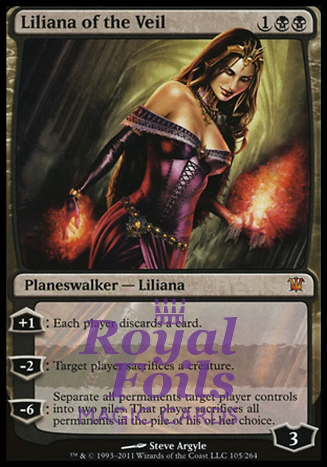 Liliana of the Veil 1x FOIL ISD MTG Innistrad Mythic MINT black - Image 1 of 1