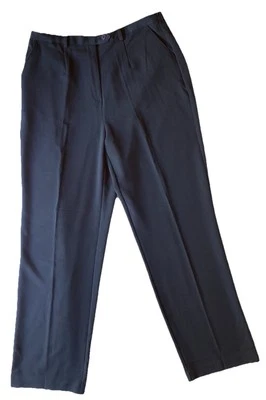 Pantalón de vestir SAG Harbor elástico pierna recta cintura elástica alta 12 azul para mujer 30x41 Foto 1 de 4