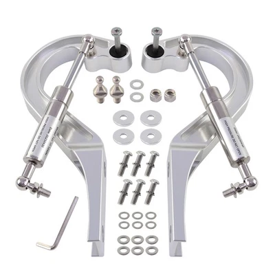 Left+Right Billet Aluminum Hood Hinge Kit For 1967-1969 Chevrolet Camaro Trunk - Image 1 of 4