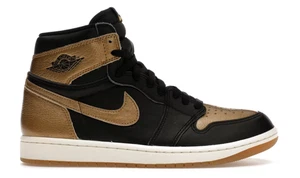 Air Jordan 1 Retro High OG Black Metallic Gold - Bild 1 von 2