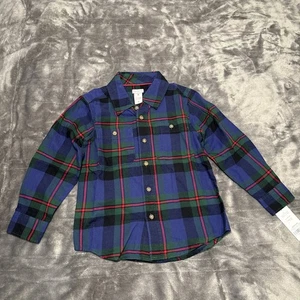 Carter’s Jungen kariertes Flanell Langarm Hemd - Größe 5 - Bild 1 von 6