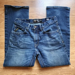 Stivali Ariat M4 Rebar Relaxed Fit taglio blu jeans uomo taglia 32x30 western cowboy #1 - Foto 1 di 13