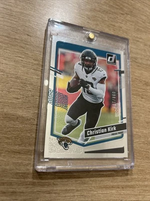 2023 Panini Donruss CHRISTIAN KIRK #134 Silver Press Proof /100 Jaguars - Image 1 of 2