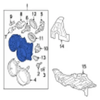 For Jaguar S-Type 2000-2008 Jaguar Front Left Headlight Assembly - Изображение 1 из 2