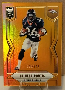 2025 Donruss Elite - #91 Clinton Portis - Status Orange /849 - Denver Broncos NM - Picture 1 of 2
