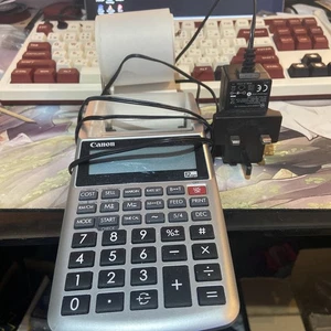 Canon P1-DTSC II Printing Calculator - Excellent Condition, Spare Rolls Included - Picture 1 of 4