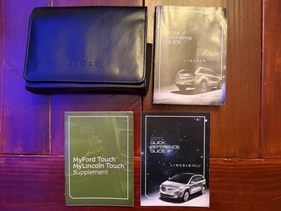 Lincoln MKX 2011 juego manual del propietario con estuche OEM MyFord Touch Foto 1 de 3