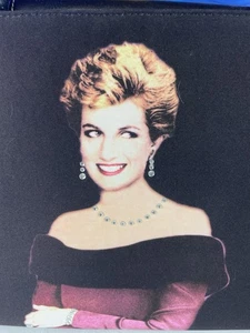 VINTAGE RARE Princess Diana Shoulder Bad/Purse Black With Rhinestones on 1 Side - Bild 1 von 7